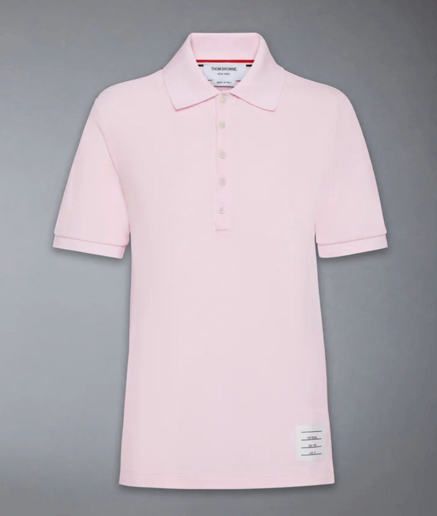 CLASSIC PIQUE 4-BAR POLO - PINK