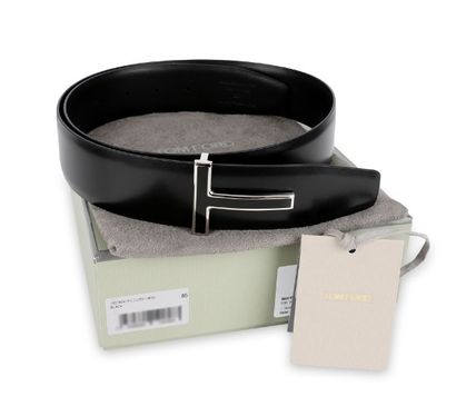  LEATHER ENAMEL T RIDGE BELT