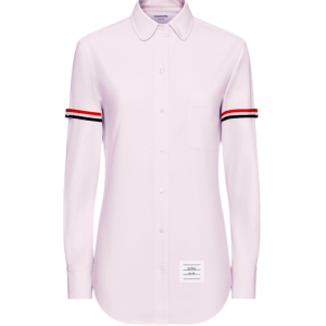 OXFORD ARMBAND CLASSIC ROUND COLLAR SHIRT - PINK