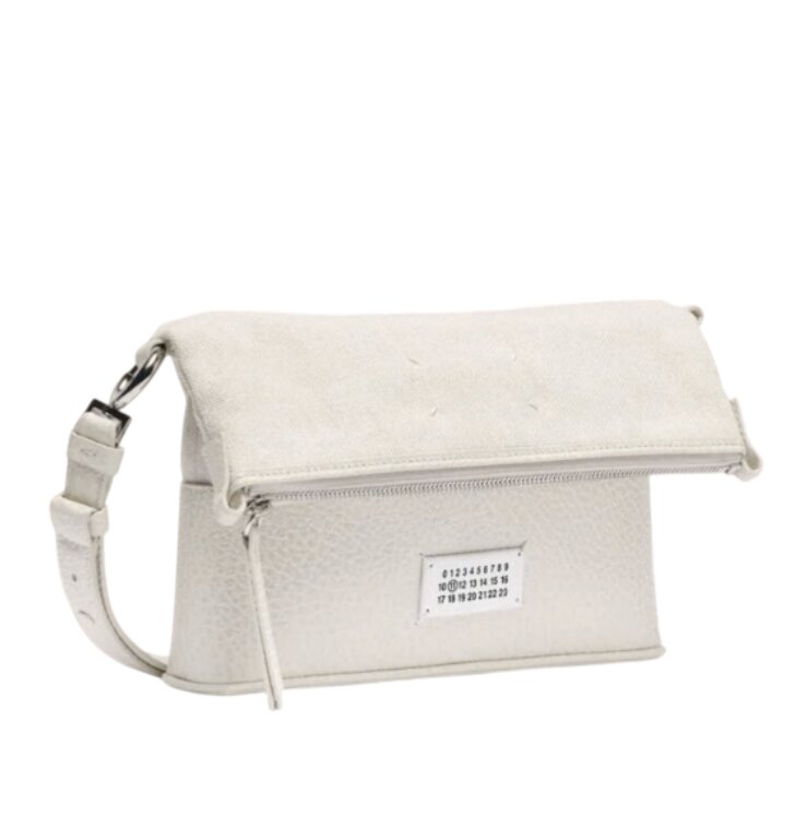 Maison Margiela 5AC Hobo Bag Small Light Grey
