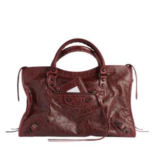 Le City Bag Medium in Berry Red