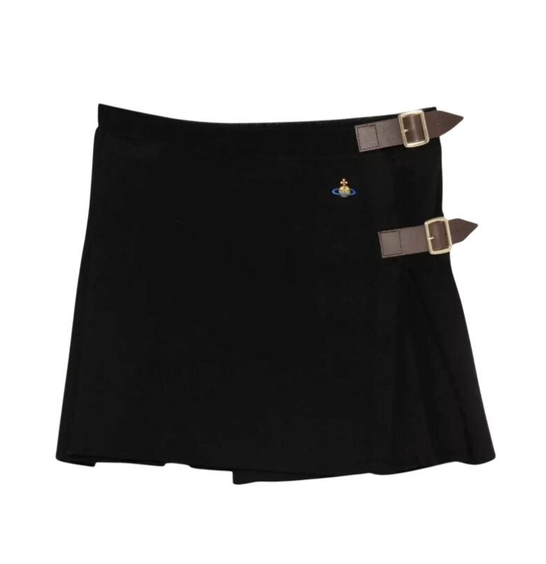 Vivienne Westwood Cashmere pleated mini skirt
