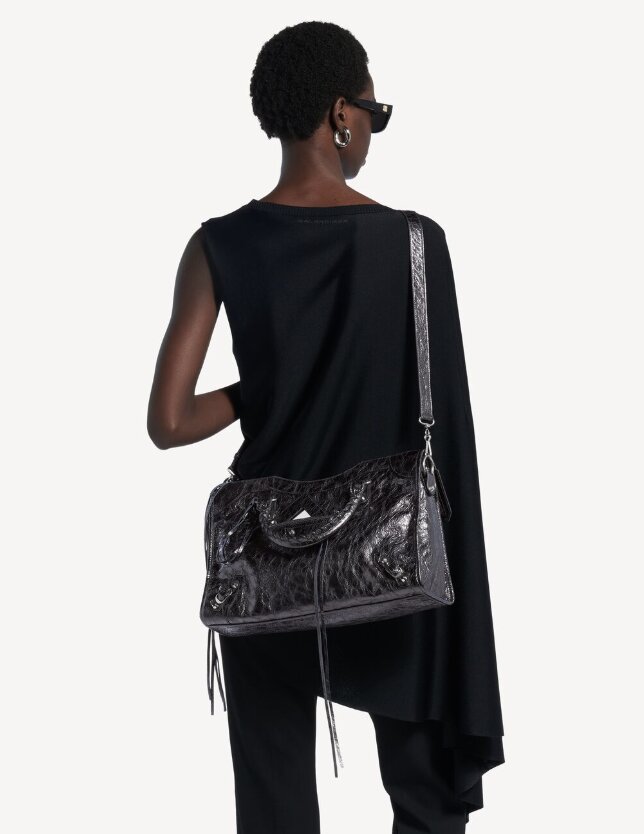  Le City Bag Medium in Steel Grey