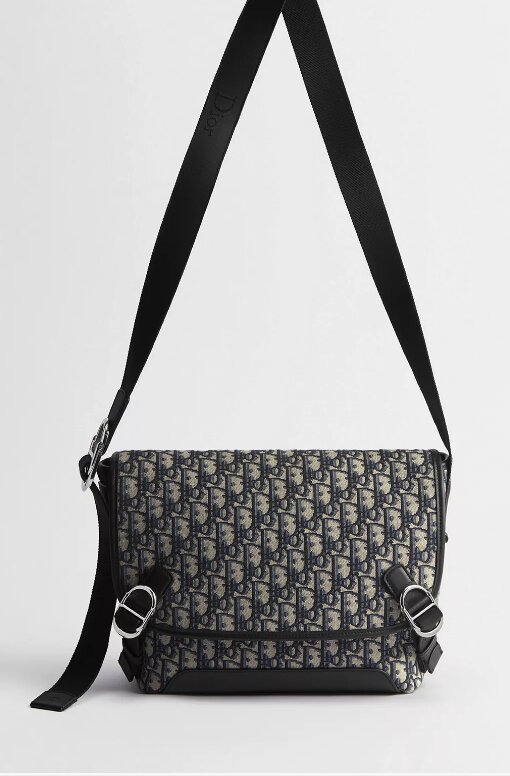 Small Dior Jett Messenger Bag with Flap