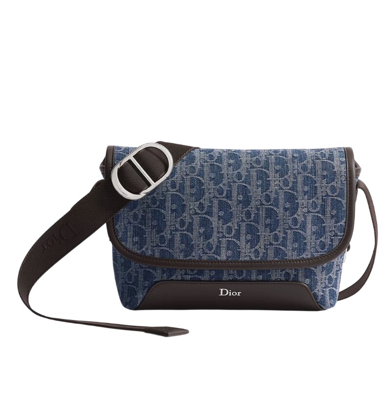 Mini Dior Jett Messenger Bag with Flap