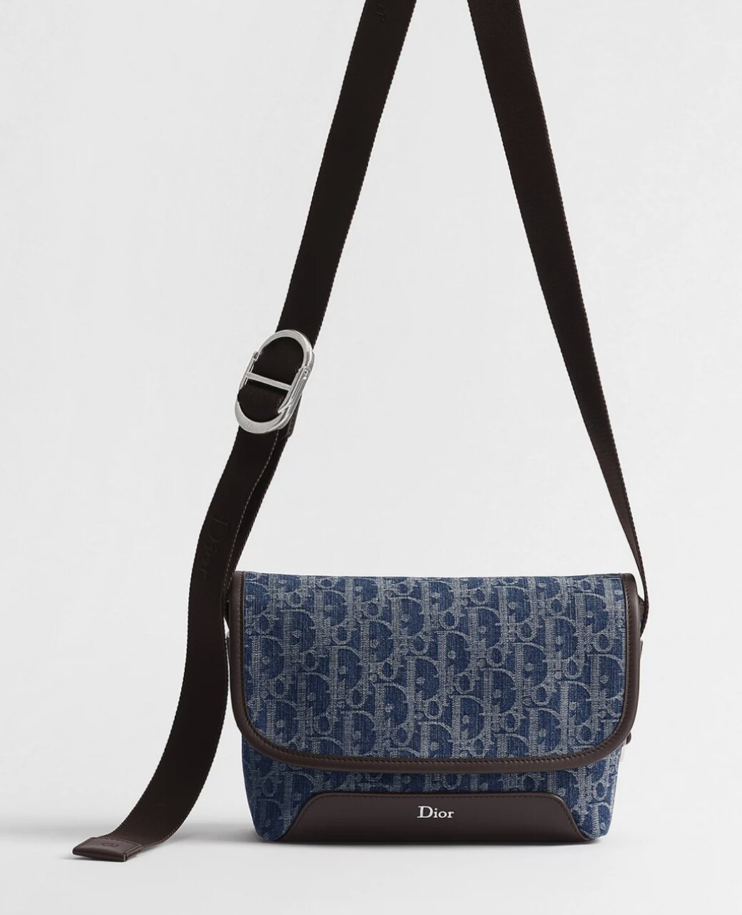 Mini Dior Jett Messenger Bag with Flap