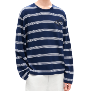 KENZO Sounds' embroidered mariniere jumper in light cotton 