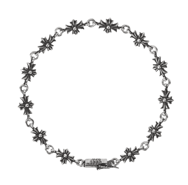 Chrome Hearts Tiny E CH Plus Bracelet Silver