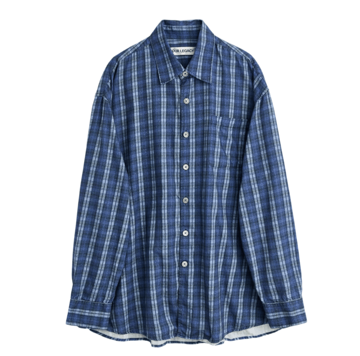 Our Legacy Borrowed Shirt Check Please Print