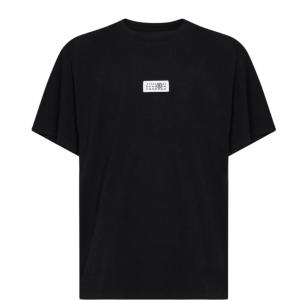 (M) MM6 Maison Margiela Cotton Logo T-Shirt Black