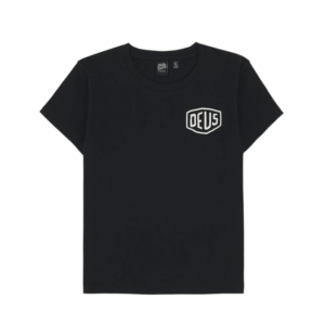 (W) Deus Ex Machina Seoul College Address T-Shirt Black
