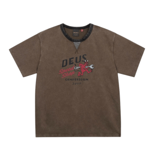 Deus Ex Machina Dogleg T-Shirt Brown
