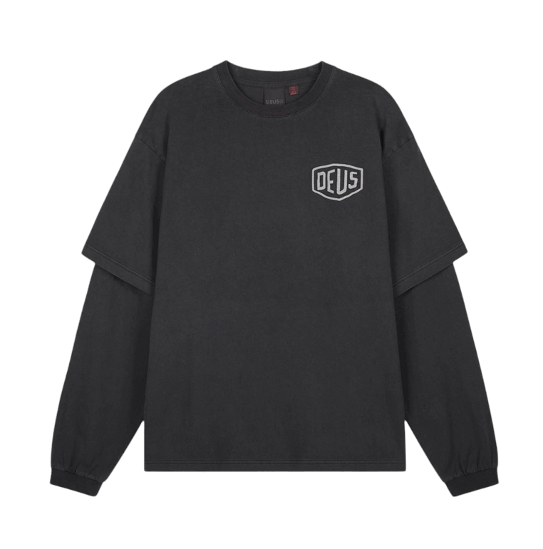 Deus Ex Machina Marsden Layered L/S T-Shirt Black