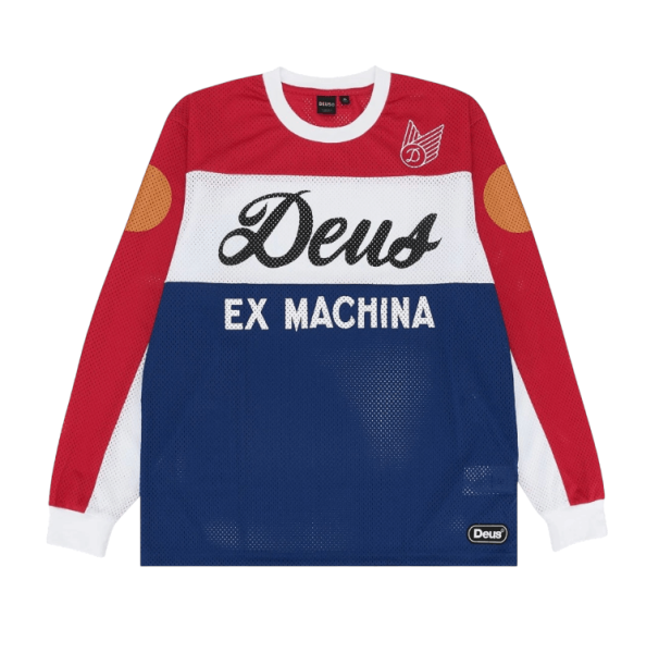 Deus Ex Machina Saber Moto Jersey Red
