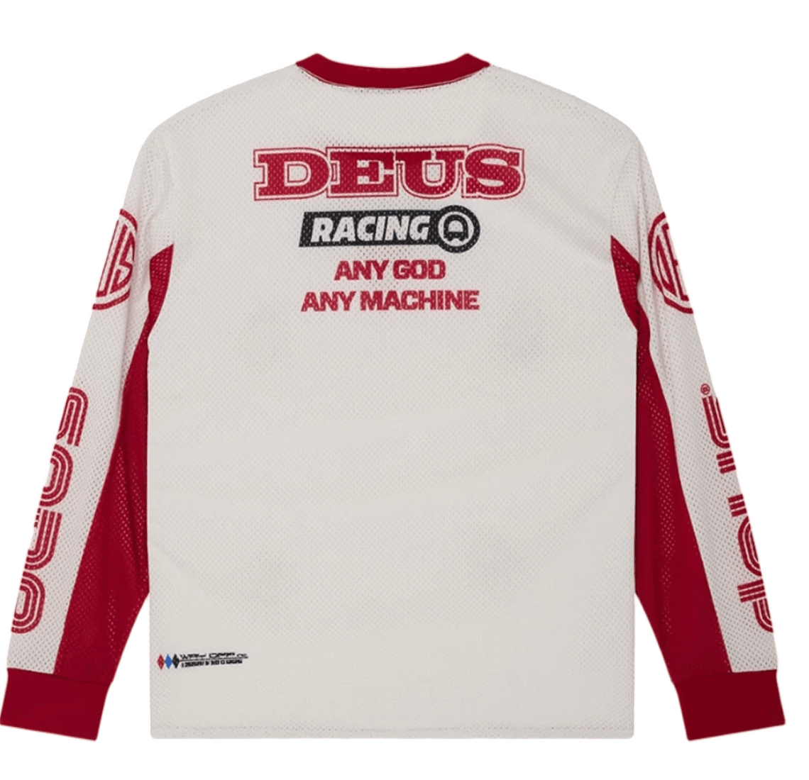 Deus Ex Machina Step Out Moto Jersey White