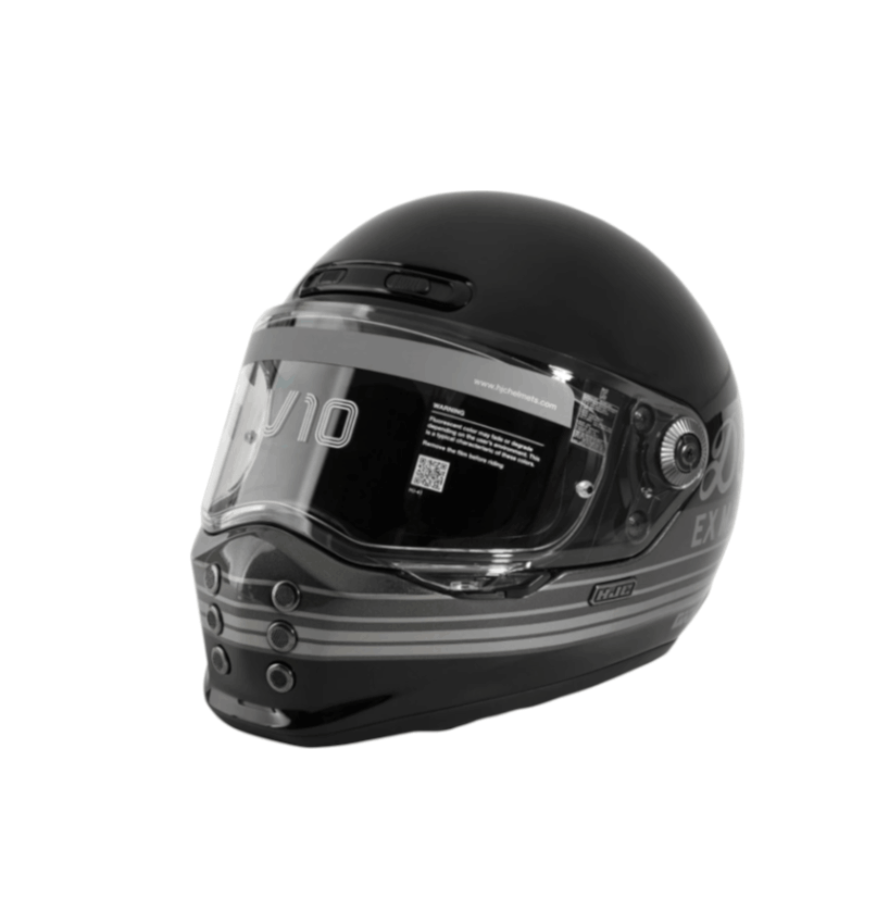 Deus Ex Machina x HJC Helmets V10 Helmets Black