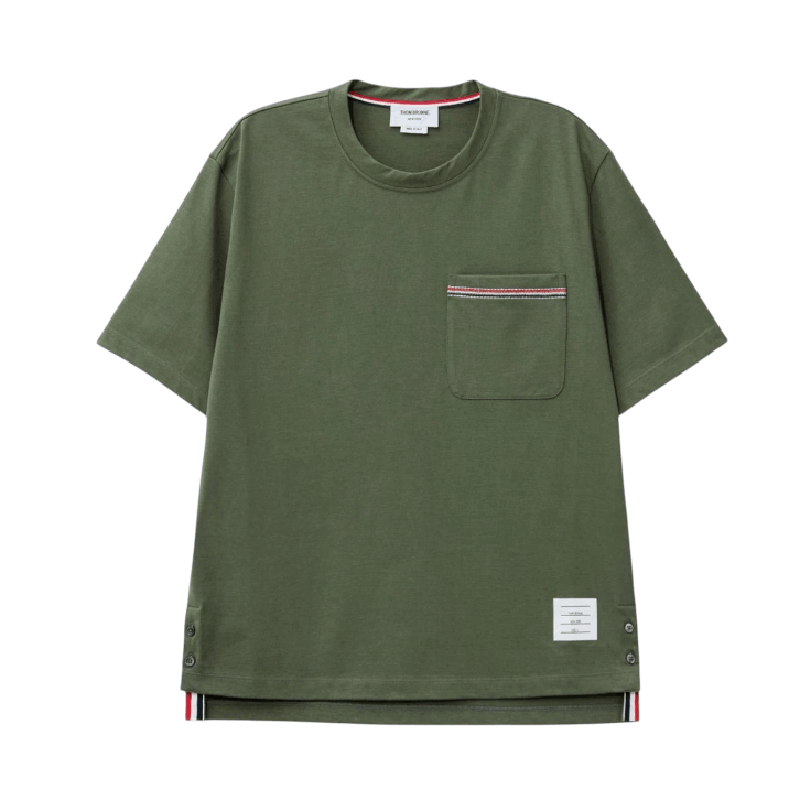 Thom Browne Short Sleeve T-Shirt Green
