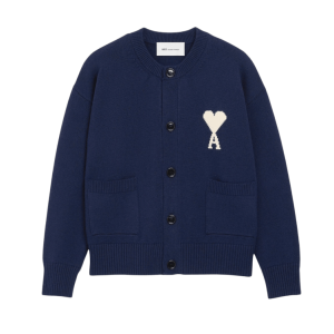 Ami Alexandre Mattiussi Cardigan with logo 