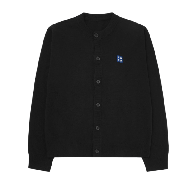 Ader Error Sig; TRS/BL Tag Cardigan 02 Black