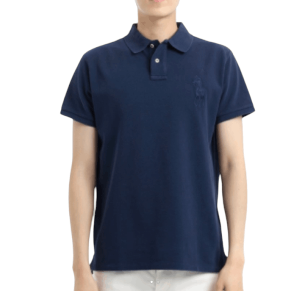 Polo Sskccmslm1-Short Sleeve Navy Blue 