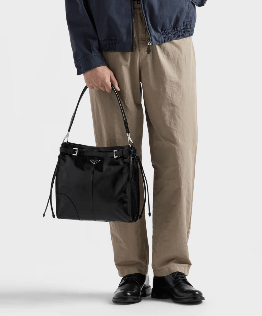 Prada Bonnie leather shoulder bag