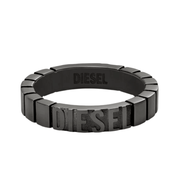 Diesel Dx1612060 Stainless Steel Band Ring Black