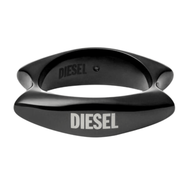 Diesel Dx1632001 Stainless Steel Band Ring Black