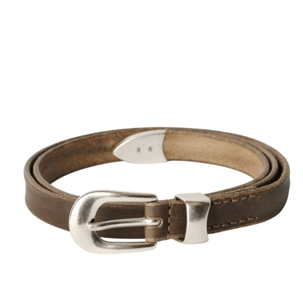 2 CM BELT Sundried Clay Leather