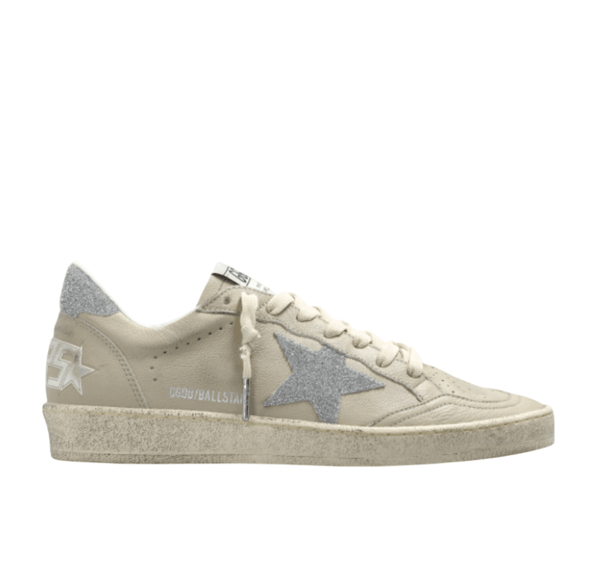 Golden Goose beige ‘Ball Star’ sports shoes