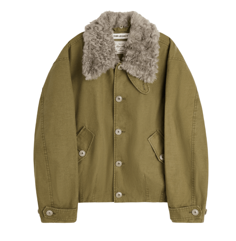 AERIAL JACKET Pigment Khaki Knife Edge Twill 