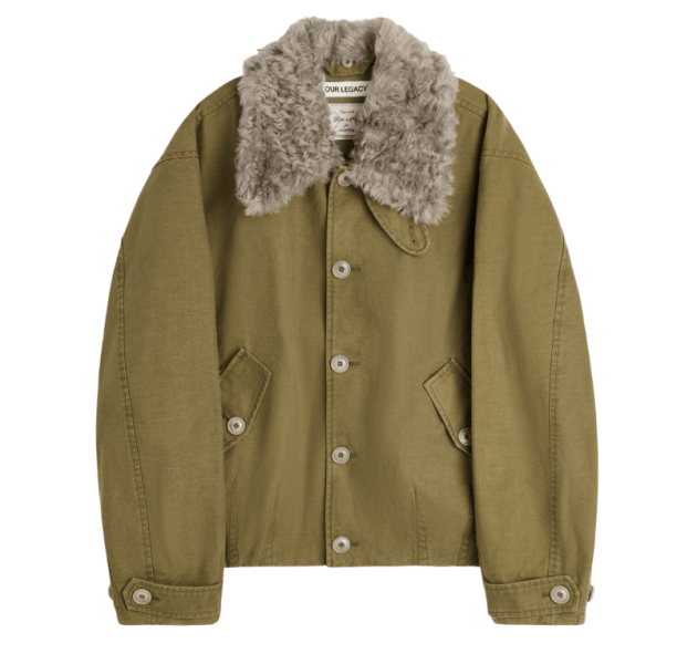 AERIAL JACKET Pigment Khaki Knife Edge Twill 