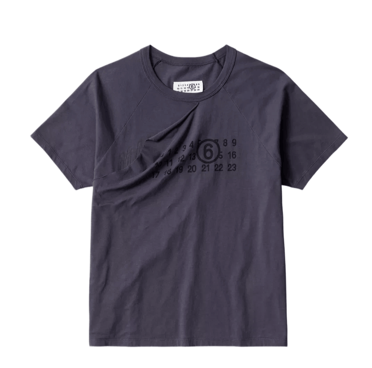 (W) MM6 Maison Margiela Double Layer T-Shirt Blue