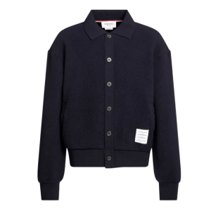 Thom Browne polo-collar Wool Jacket