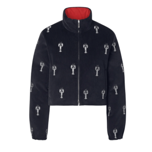 CORDUROY LOBSTER STITCH REVERSIBLE CROPPED DOWN JACKET FBD077E E1645 415