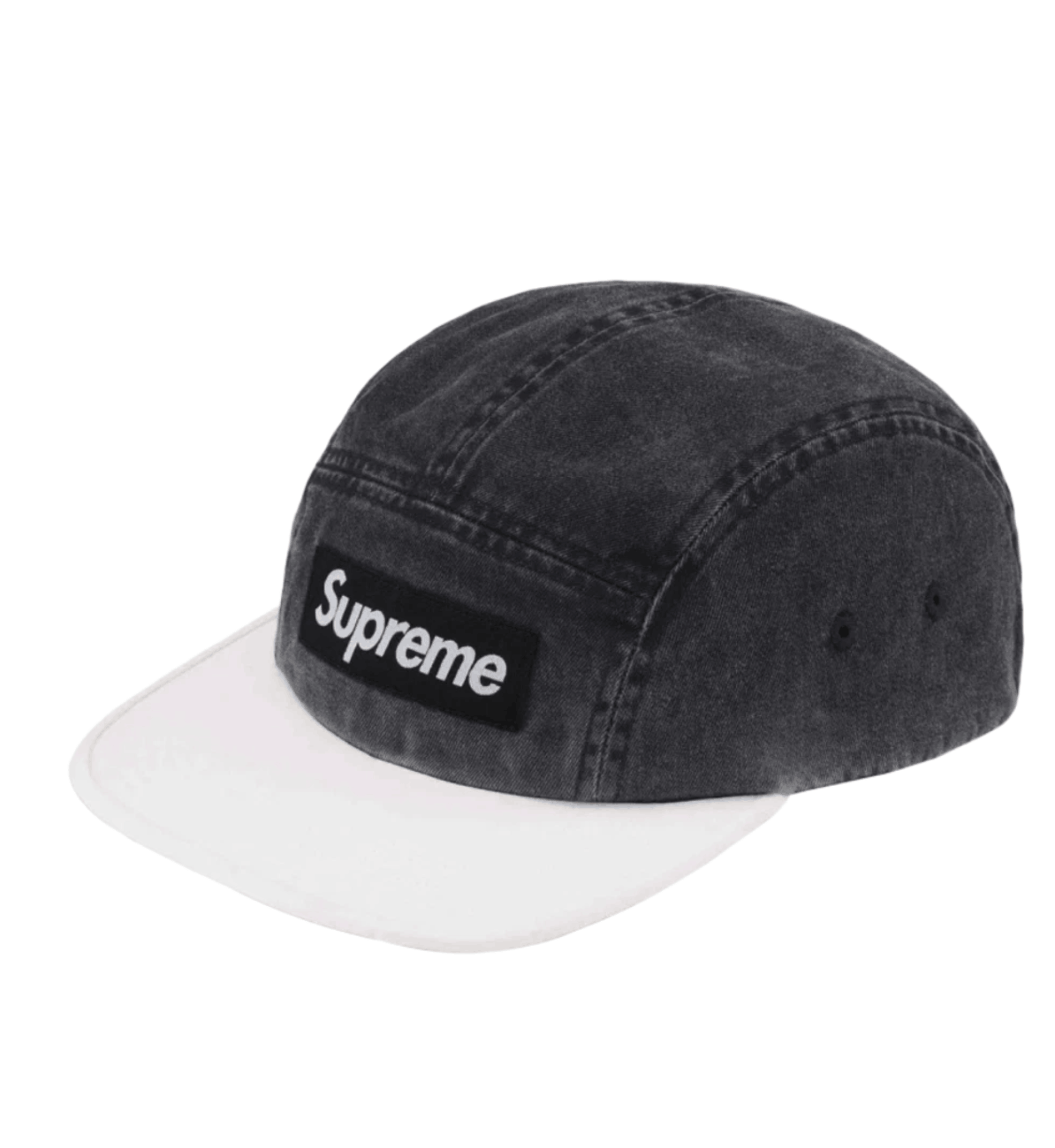 Supreme Pigment 2-Tone Camp Cap Black 