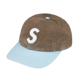 Supreme Pigment Coated 2-Tone S Logo 6-Panel Brown 