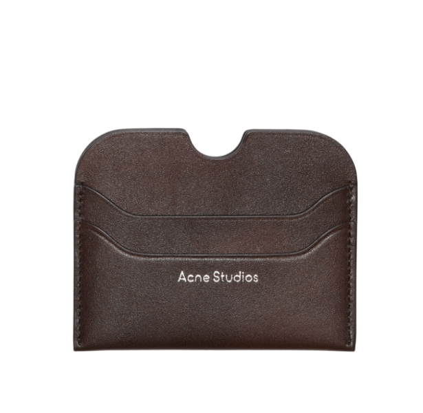 Leather card holder - Dark brown CG0268 ADM