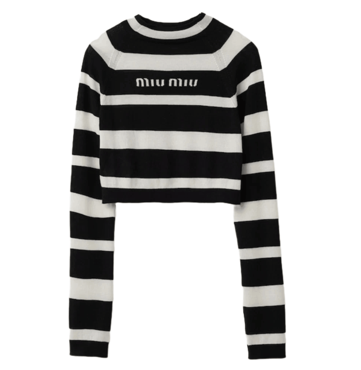 (W) Miu Miu Cashmere and Silk Turtleneck Sweater Black White