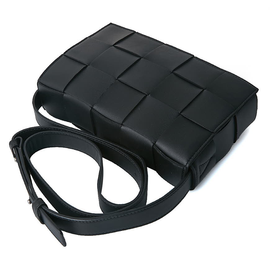 Cassette Shoulder Bag Crossbody Bag - Black 