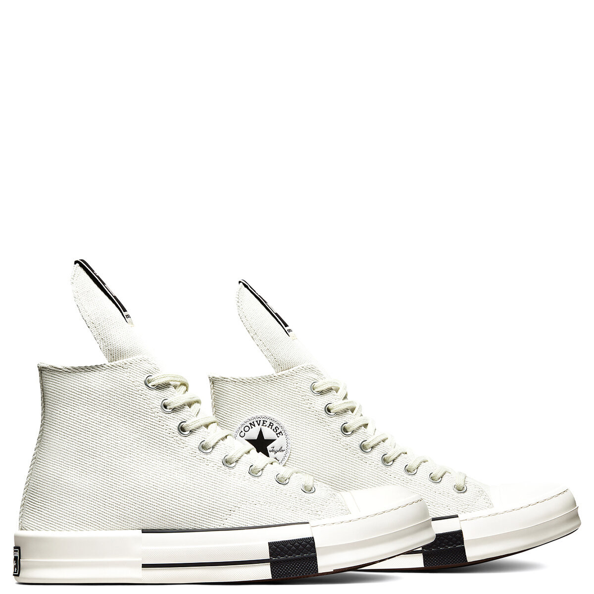 CONVERSE X DRKSHDW CHUCK 70 DRKSTAR HI SNEAKERS IN WHITE