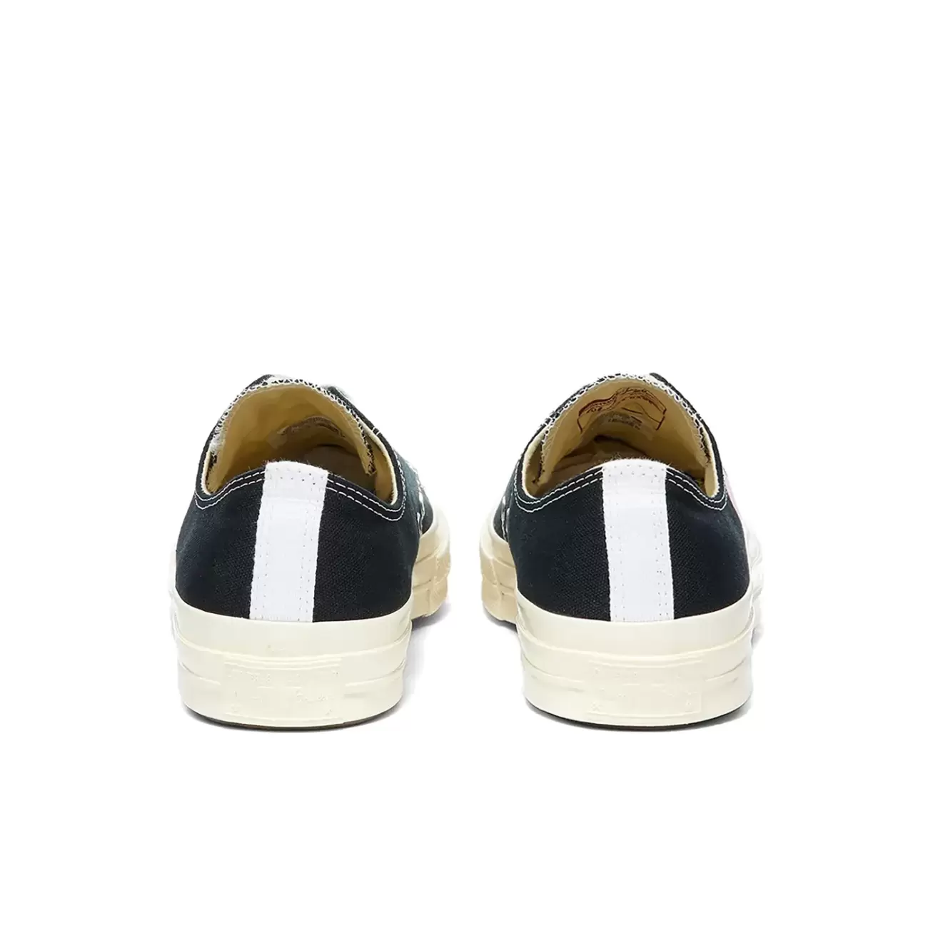 CDG CONVERSE BLACK LOW