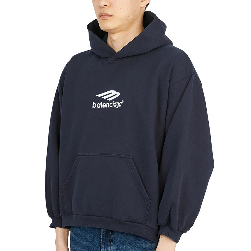 Balenciaga Navy Hoodie