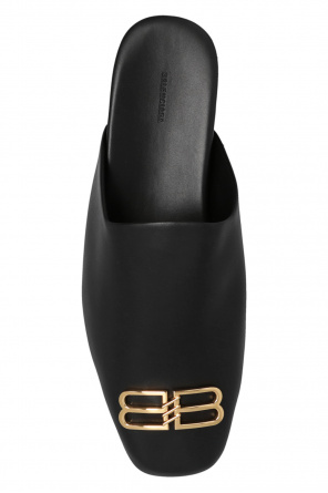 ‘COSY BB’ LEATHER SLIDES