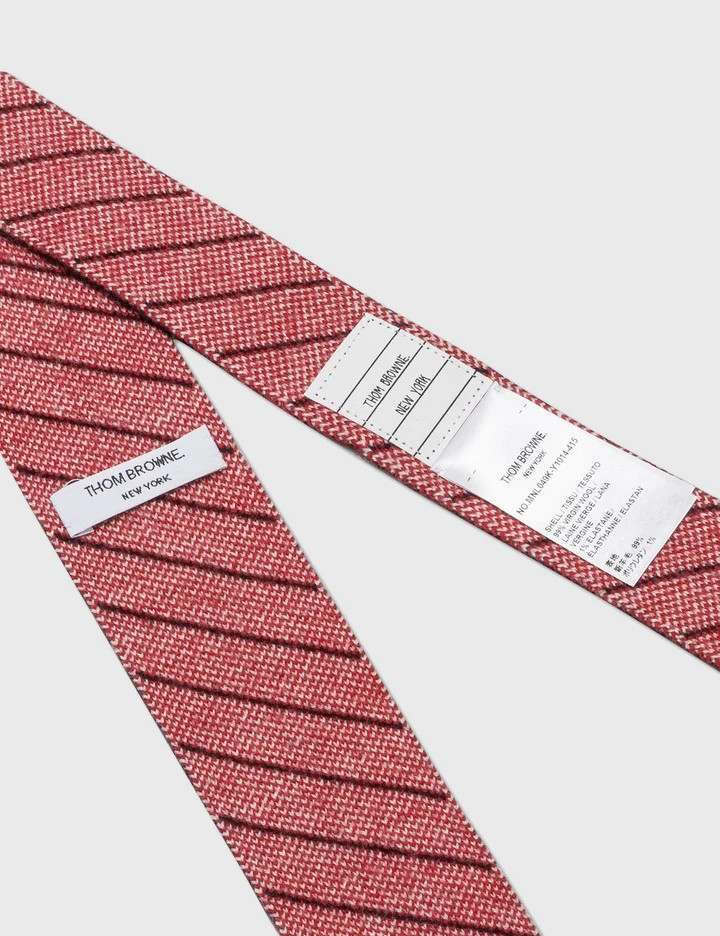 Chalk Stripe Jacquard Knit Tie