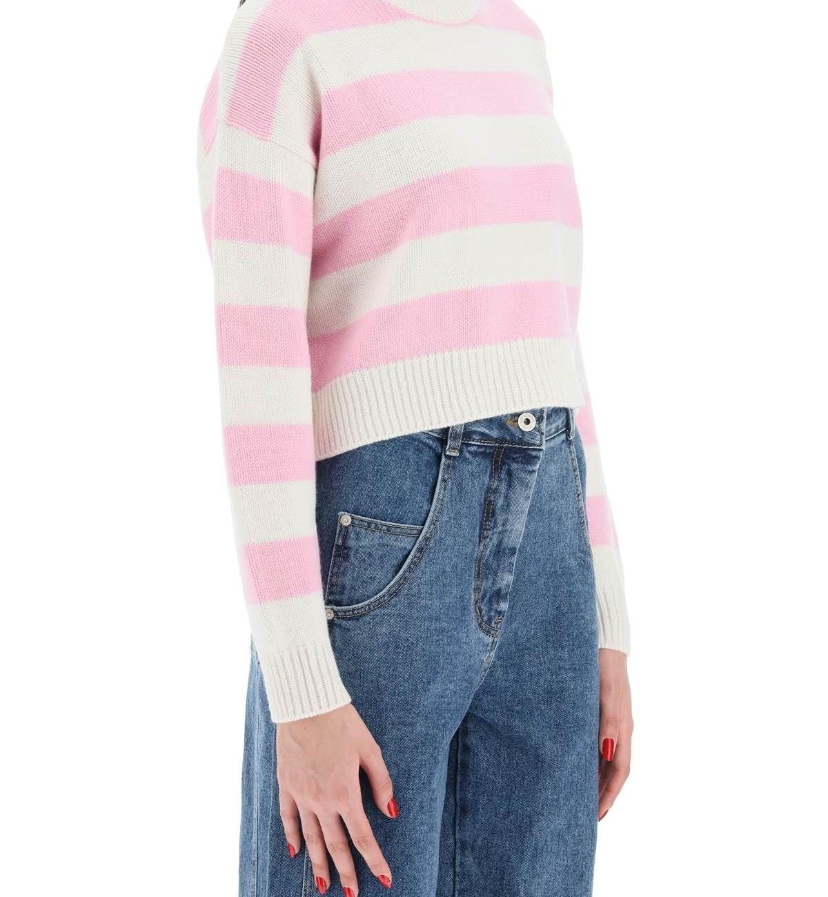 MIU MIU CLUB CROPPED SWEATER MIU MIU