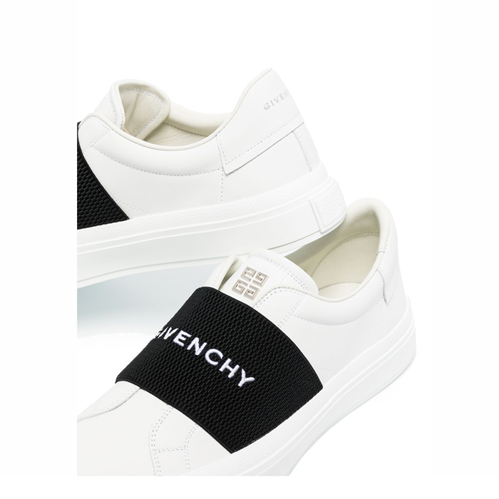 Slip On Givenchy Webbing White Black