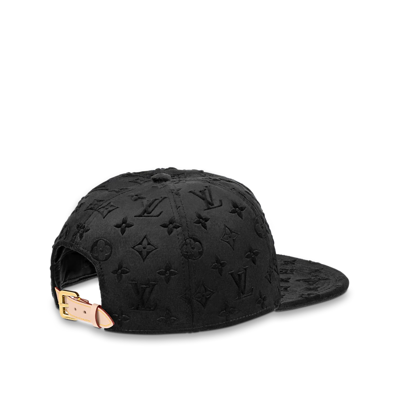 MONOGRAM VELVET CAP (MP3409)