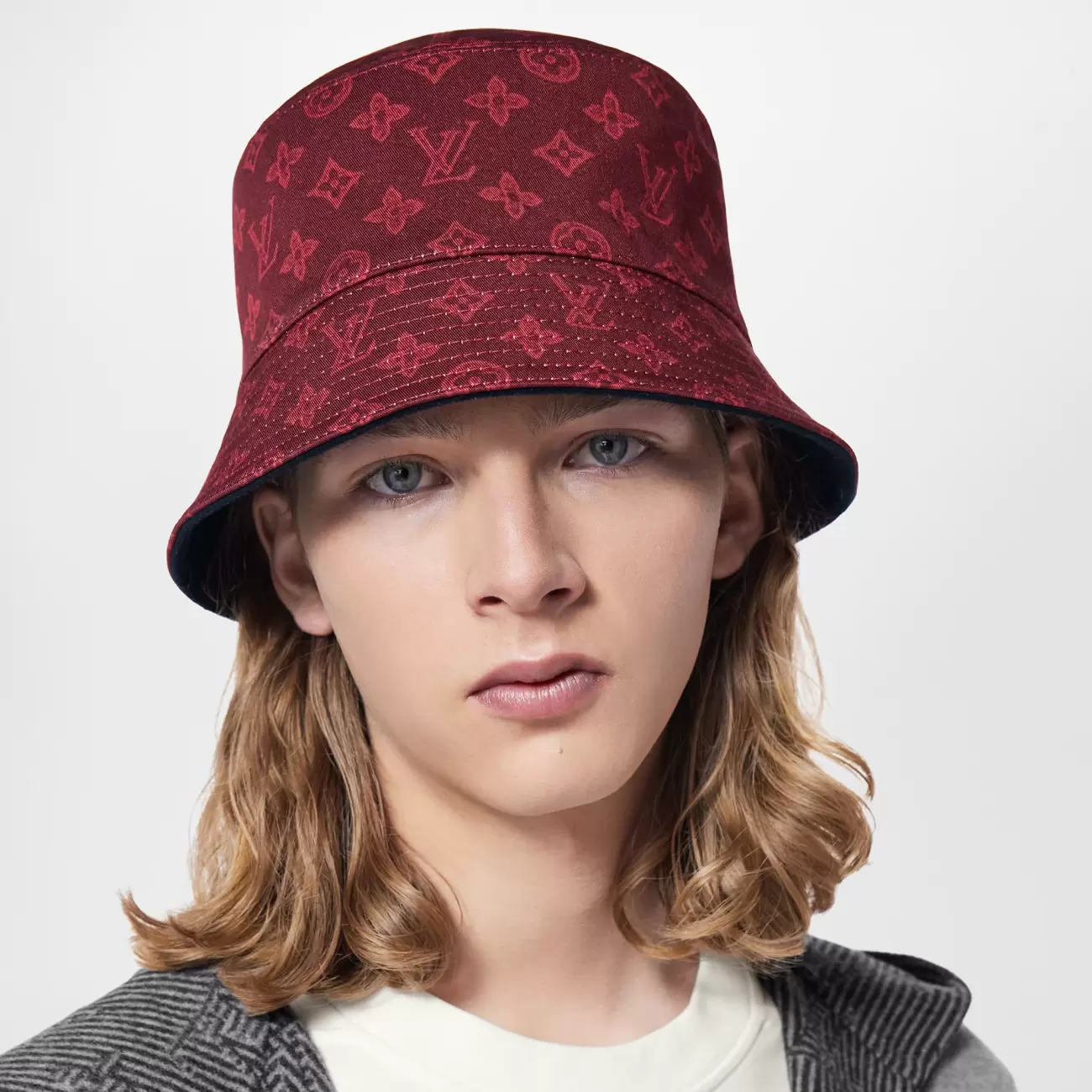 MONOGRAM RECORD BUCKET HAT