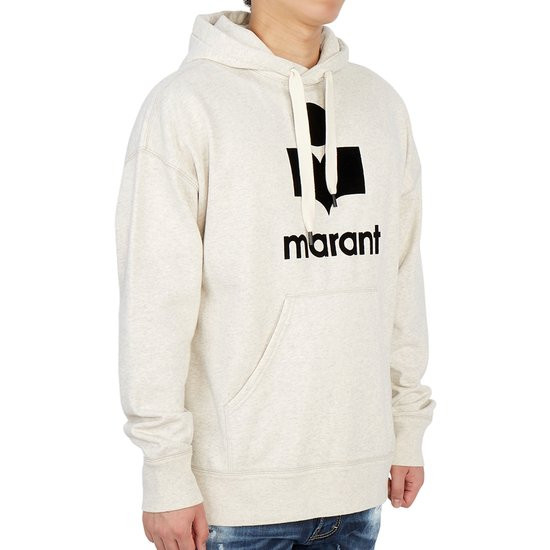 Men's hooded long-sleeved brushed sweatshirt