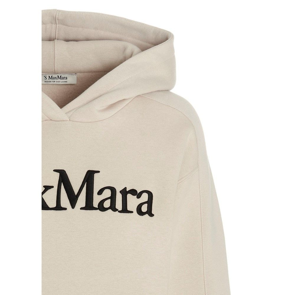 DANDY logo brushed hoodie sand